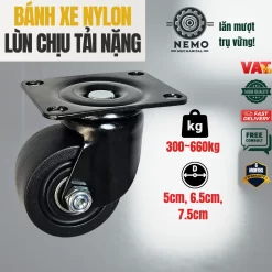 Bánh xe lùn (thấp) chịu tải nặng - Cơ Khí Nemo