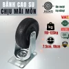 Bánh xe cao su chịu mài mòn mặt bích - Cơ Khí Nemo