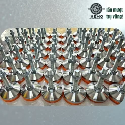 Chân Tăng Chỉnh Chịu Tải Siêu Nặng (Bát Thép Mạ Crom, M16/M20) - Cơ Khí Nemo (chi tiết 3)