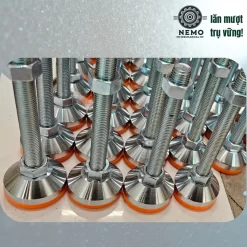 Chân Tăng Chỉnh Chịu Tải Siêu Nặng (Bát Thép Mạ Crom, M16/M20) - Cơ Khí Nemo (chi tiết 4)