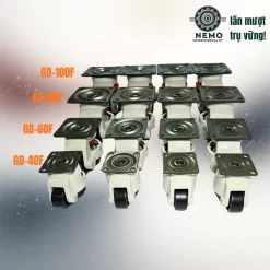 Bánh xe liền chân tăng chỉnh FootMaster - Cơ Khí Nemo (chi tiết 4)