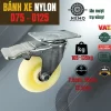 Bánh xe Nylon tải nhẹ mặt bích - Cơ Khí Nemo