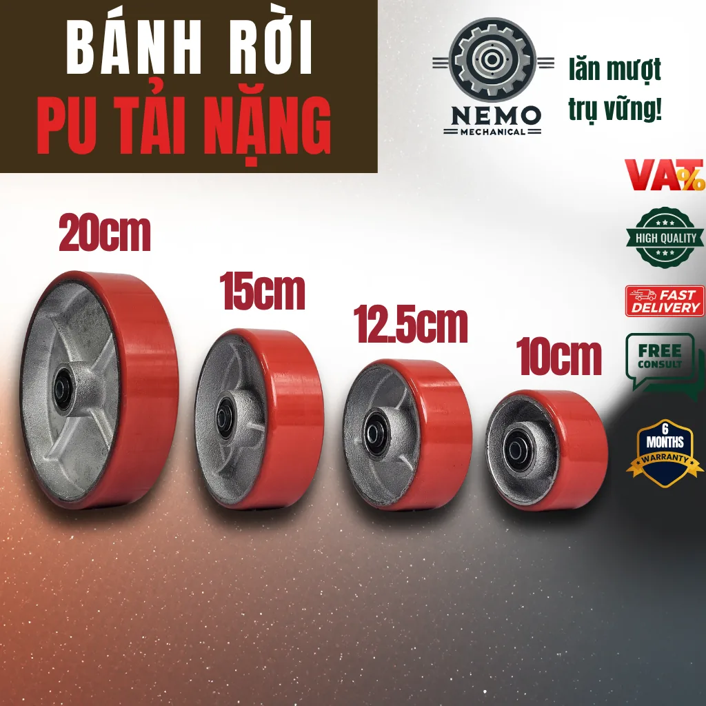 Bánh rời chính hãng Cơ Khí Nemo