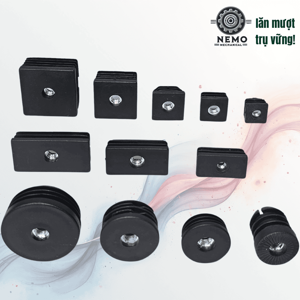 Nắp chụp thép hộp có ren M6 M8 M10 – Nap chup thep hop | Cơ Khí Nemo