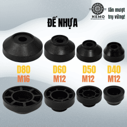 Đế tăng chỉnh tải nhẹ rời thép mạ kẽm Inox 304 – De tang chinh nhua cung | Cơ Khí Nemo