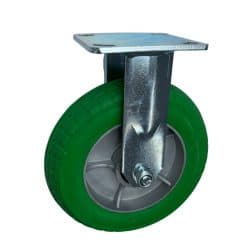 Bánh xe cao su xanh cốt nhôm 20cm càng tĩnh - Cơ Khí Nemo