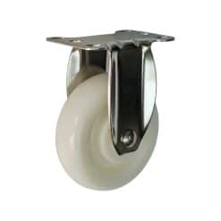 Bánh xe Inox 304 PA Nylon tải trung càng tĩnh - Cơ Khí Nemo