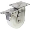 Bánh xe Inox 304 PA tải nặng càng xoay có khóa - Cơ Khí Nemo