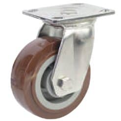 Bánh xe Inox 304 PU tải nặng càng xoay - Cơ Khí Nemo