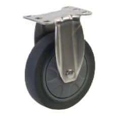 Bánh xe Inox 304 TPR xám tải trung càng tĩnh - Cơ Khí Nemo
