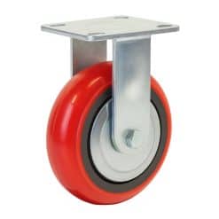 Bánh xe PU Hàn Quốc cốt nhựa tải nặng càng tĩnh - Cơ Khí Nemo