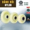 Bánh xe rời Nylon không càng, có bạc đạn - Cơ Khí Nemo