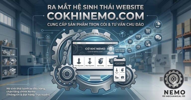 Cơ Khí Nemo ra mắt website chính thức cokhinemo.com