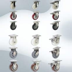 Bánh xe đẩy hàng Inox 304