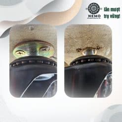 Bộ phụ kiện Pas đồng tiền Ốc cấy gỗ lắp chân bàn - Cơ Khí Nemo